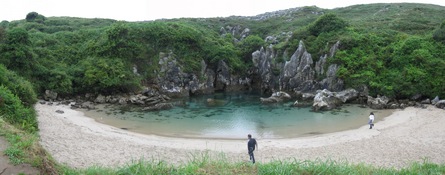 Gulpiyuri inland beach