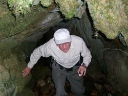 Mike in Cueva de Casamaria