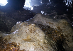 Inside Cobijeru cave