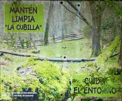Sign above Cubilla