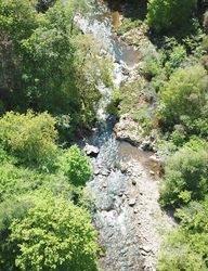 Río Lamasón from above Río Lamasón from above