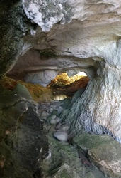 Cave passage at Cuevas del Mar