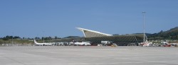 Bilbao airport apron Bilbao airport apron