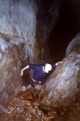 Bill in Cueva de Tinganón, 2000